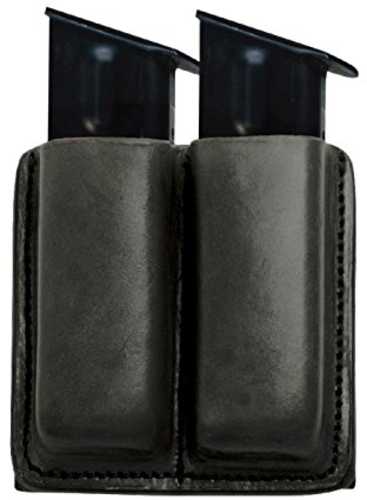 Tagua MC6 Double Magazine Carrier Pouch OWB Fits Glock 42 and 43 Ambidextrous Black Leather