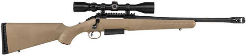 Ruger American Bolt Action Rifle With Scope 450 Bushmaster 16.12" Barrel Flat Dark Earth Matte