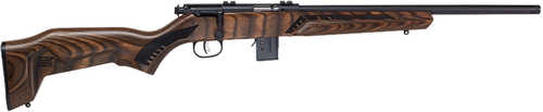 Savage Model 93 Minimalist .22 WMR Bolt Action Rimfire Rifle 18" Threaded Barrel 10 Rounds Brown Laminate Stock Black Finish