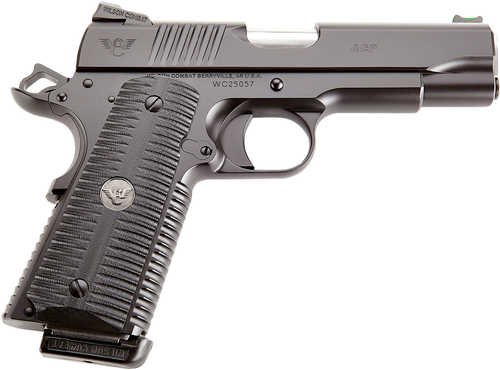 Click to see larger image. Wilson Combat ACP Commander 9mm Luger 4.25" Barrel 10 Round Black Armor-Tuff Carbon Steel G10 Eagle Claw Grip