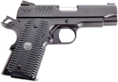 Wilson Combat ACP Compact Pistol 45 ACP 4" Barrel 7 Round Black Finish