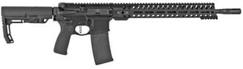 Patriot Ordnance Factory Minuteman Semi-automatic 223 Rem/556NATO 16.5" Puritan Barrel 1:8 Twist Black Finish Mission First Tactical Grip and Stock 30Rd 14.5" MLOK