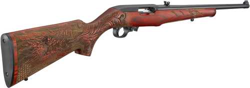 Ruger 10/22 Dragon Rifle 22 Long 18.5" Barrel Red Laminate Stock
