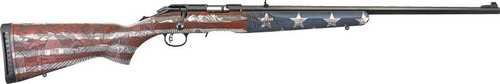 Ruger American Heartland Rifle 17 HMR 22" Barrel Cerakoted Engraved Farm Scene