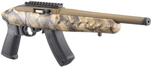 Ruger 22 Charger Go Wild Semi-Automatic Pistol .22 Long Rifle 10" Barrel (1)-15Rd BX-15 Magazine Camouflage Grips Burnt Bronze Cerakote Finish