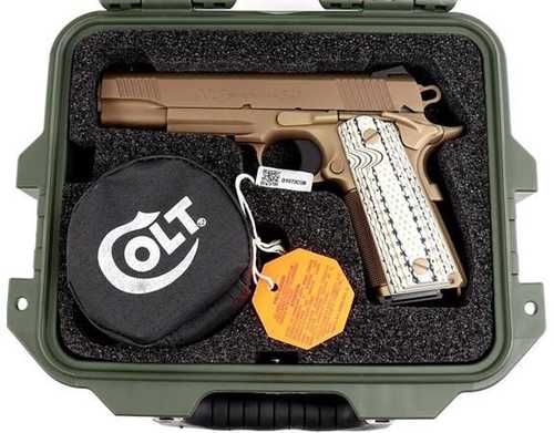 Colt Close Quarter Battle Single Action 45 ACP Pistol 5" Barrel 7+1 Rounds Wilson Magazine Semi Automatic