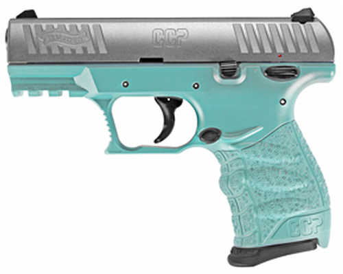 Walther CCP M2 Pistol .380 ACP 3.54" Barrel Angel Blue Finish With Stainless Steel Slide 8 Round