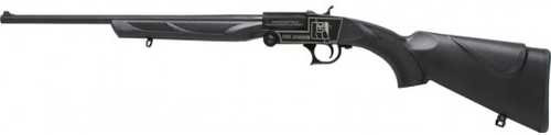 Click to see larger image. Iver Johnson Youth .410 Shotgun 3" Chamber 18.5" Barrel Sinle Mc3 Black Finish Synthetic Stock.