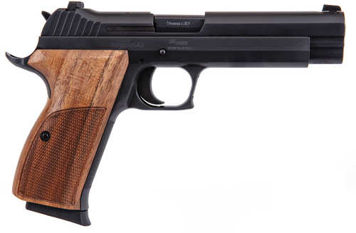 Sig Sauer P210 Pistol 9mm Luger 5" Barrel 8 Round Walnut Grip Black Stainless Steel Slide