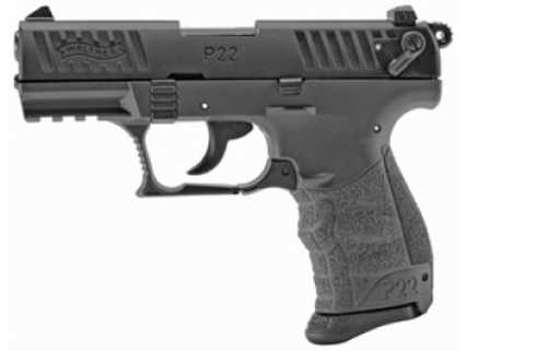 Walther P22Q Semi-automatic Double Action Compact 22LR 3.4" Barrel Polymer Frame Tungsten Gray Finish 10 Rd Magazines Dot Sights 5120765