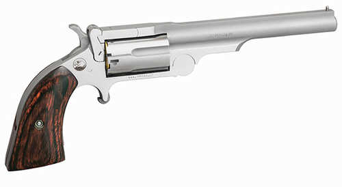 North American Arms Ranger Break Top II .22WMR 4" Barrel Stainless/Rosewood Grip 5-Shot Capacity FULL RIB