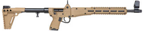 Kel-Tec Model Sub 2K Gen 9 Carbine Semi-automatic Rifle 9MM 16.1" Barrel Tan Finish Black Stock Adjustable Sights 10Rd For Glock OEM 17 Magazine SUB2K9GLK17BTAN