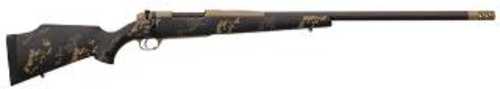 Weatherby Rifle Mark V Carbonmark 6.5 Creedmoor 24" Fiber Wrapped Barrel Black and FDE