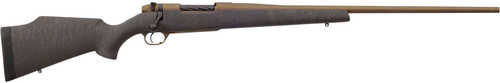 Weatherby Mark V Weathermark Bronze Rifle 6.5 RPM 24" Barrel Burnt Cerakote Black With Webbing