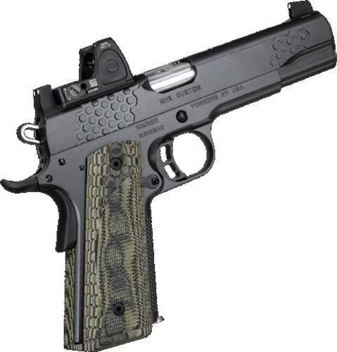 KIMBER KHX CUSTOM Pistol 45ACP 5" Barrel 8+1 Capacity Gray KimPro II Finish/G-10 Grips Co-Witness White Dot/RMR Type2 3.25 MOA RED
