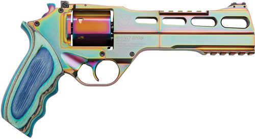 Chiappa Rhino 60SAR Nebula Revolver *CA Compliant* 357 Magnum 6" Barrel 6 Round Rainbow PVD Blue Laminate Grip
