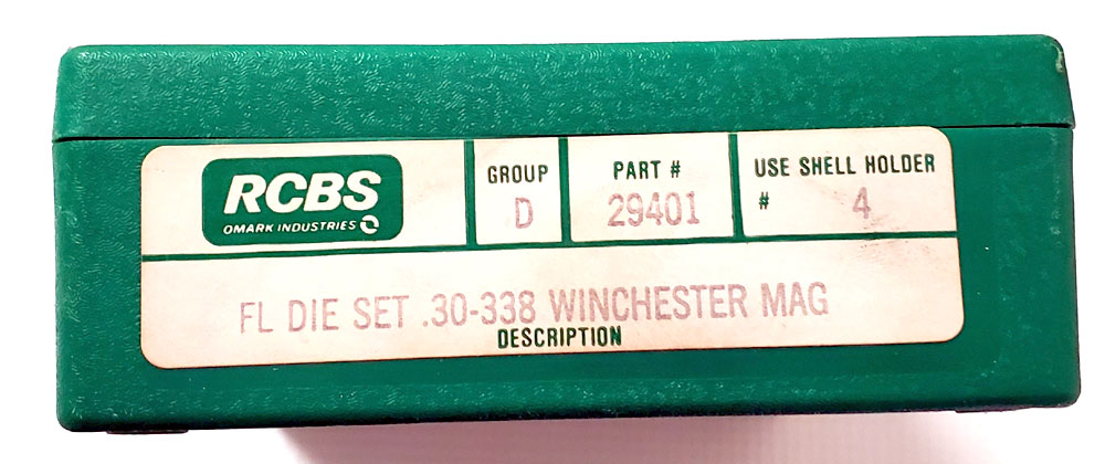 Interarms Mark X Custom Rifle 30-338 Win Mag With Leapers 3-9x40 MD1 Scope Reloading Dies and Brass