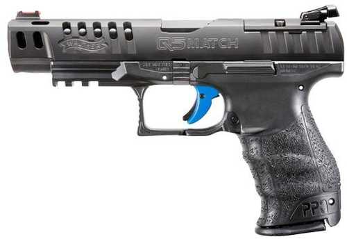 Click to see larger image. Walther PPQ Classic Q5 Match Pistol 9mm 5" Barrel 15 Round Black Finish
