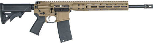 LWRC Individual Carbine Direct Impingement 300 AAC Blackout 16.1" Barrel 30 Round Capacity Stock Flat Dark Earth