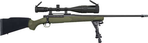 Mossberg Patriot Night Train Bolt Action Rifle 300 Win Mag 24" Barrel OD Green Matte Blued
