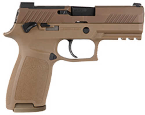 Sig Sauer P320 Carry MA Compliant Pistol 9mm Luger 3.90" Barrel 10 Round Coyote PVD Finish