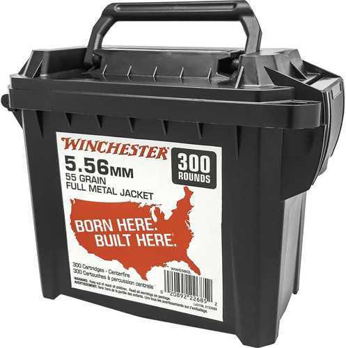 Winchester 5.56mm NATO 55 Grain FMJ - 300 Rounds for Range Training