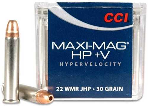 22 Winchester Magnum Rimfire 50 Rounds Ammunition CCI 30 Grain Hollow Point