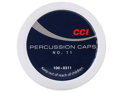 CCI Percussion Caps #11 1000 Ten tins of Md 311
