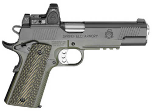 Springfield Loaded Operator Marine Corps 1911 45 ACP 5" Barrel Black Slide & Olive Drab Frame Finish