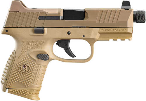 FN 509C Tactical Semi Automatic Pistol 9mm Luger 4.32" Barrel 15 Round Flat Dark Earth