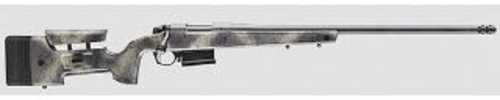 Bergara B-14 Wilderness HMR Rifle 7mm Remington Magnum 24" Barrell Sniper Grey Cerakote Finsh Molded With Mini-Chassis Stock