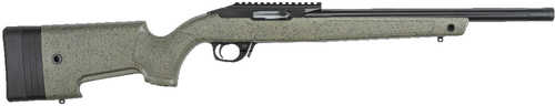 <span style="font-weight:bolder; ">Bergara</span> Rifles BXR Semi-Automatic 22 Long 16.5" Barrel Green Synthetic Stock Black Cerakote