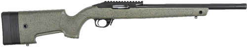 Click to see larger image. Bergara Rifles BXR Semi-Automatic 22 Long 16.5" Barrel Green Synthetic Stock Black Cerakote