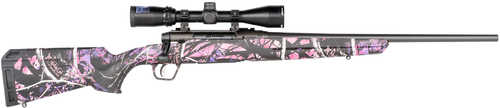 Savage Arms Axis II XP Compact Rifle 6.5 Creedmoor 20" Barrel Muddy Girl Stock Matte Black Right Hand Bushnell Banner