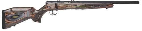 Savage Arms B22 BNS-SR Rifle 22 Long 18" Barrel Timber Hardwood Laminate OD Stock