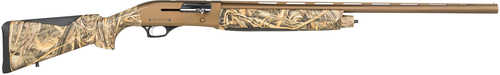 Rock Island Lion Shotgun 12 Gauge 28" Vent Rib Barrel 3" Chamber Fiber Optic Front Sight Bronze Finish With Natural Camo Stock