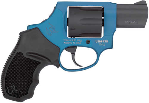 Taurus 856 Concealed Hammer Revolver 38 Special + P 6 Round 2" Barrel Matte Black Azure With Rubber Grip