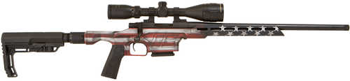 Howa Mini EXCL Lite Rifle 350 Legend 16.25" Barrel American Flag Cerakote Black Folding HTI Chassis Stock