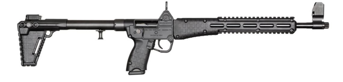 Kel-tec Rifle Sub-2000 Gen 2 9mm Uses for Glock17 Magazines 17 Round 16.25" Threaded Barrel Sub2k9glk17