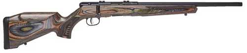 Savage Arms B17 BNS-SR Rifle 17 HMR 18" Barrel Timber Hardwood Laminate Stock
