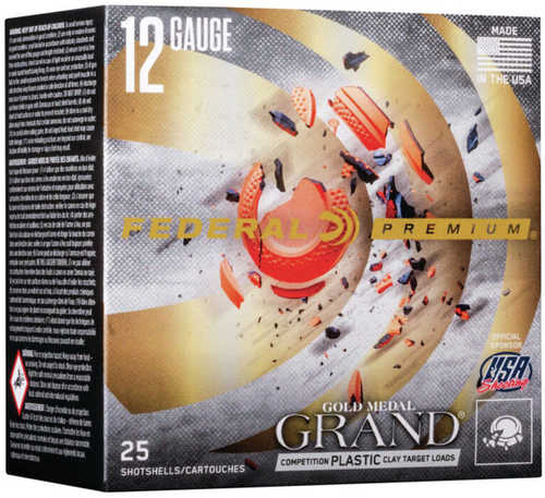 12 Gauge 2-3/4" Lead #7-1/2 Shot 1 oz.. 25 Rounds Federal Shotgun Ammunition