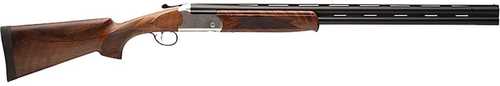 Savage Arms 555 E 16 Gauge O/U Break Action Shotgun 28" Barrel 2-3/4" Chamber 2 Rounds Bead Front Sight Engraved Receiver Walnut Stock Silver/Black Finish