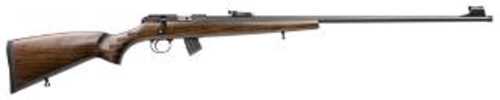 CZ 457 Jaguar Rifle 22 Long 28.60" Threaded Barrel Beechwood European with Cheekpiece Stock