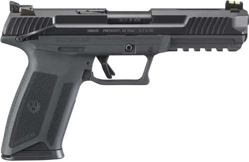 Ruger Ruger-57 Pistol 5.7x28 mm 4.9" Barrel 20+1 Rounds Black Finish Fiber Optic Front Sight 16401