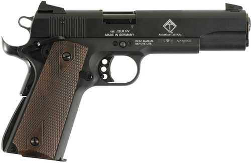 American Tactical Imports GSG 1911 Pistol 22 Long Rifle 5" Threaded Barrel 10 Round Blued Wood Grips GERG2210M1911