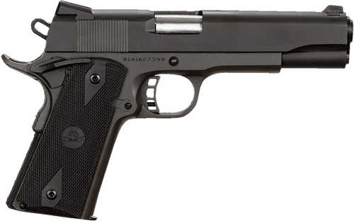 Rock Island Standard 1911 Pistol 9mm 5" Barrel 10 Round Black Parkerized Finish G10 Grips Fixed Sights