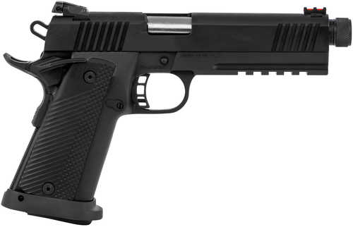 Click to see larger image. Rock Island Armory Tac Ultra High Capacity Pistol 10mm 5.5" Threaded Barrel 16 Round Black G10 Grip Parkerized Slide