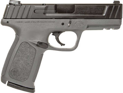 Smith & Wesson SD9 Pistol 9mm 4" Barrel Fixed Sights 16 Round Gray Frame Matte Black Slide