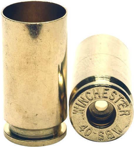 Winchester New Unprimed Brass 40 S&W Bag of 100 Pcs