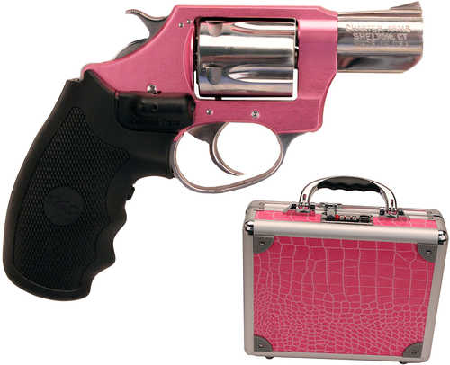 Charter Arms Undercover Lite Chic Lady 38 Special 2" Barrel 5 Round <span style="font-weight:bolder; ">Pink</span> Frame Crimson Trace Laser Grip